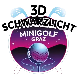 3D Schwarzlicht-Minigolf Graz – Logo